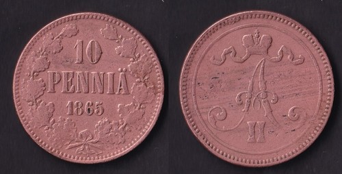 Moneta finlandia penny - 10,