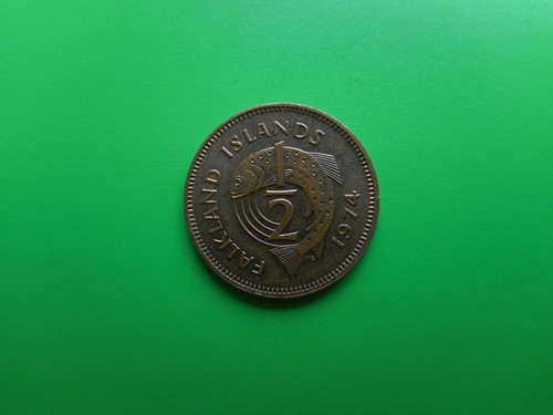 Isole falkland penny 1974 - isole, 1/2