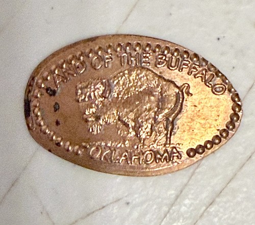 Penny allungato oklahoma - penny, 🦬"oklahoma