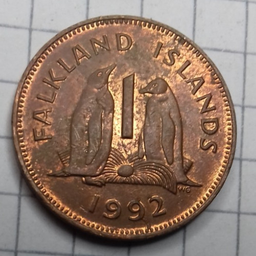 Isole falkland penny 1992 - 1, penny,