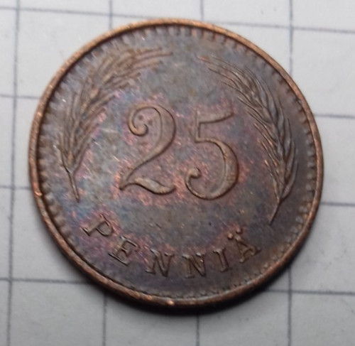 Finlandia penny - 25, penny,