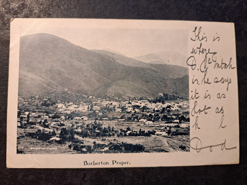 Sudafrica 1906 barberton - sudafrica,