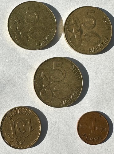 Pezzi monete diverse penny - pezzi,